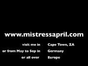 Dominatrix Mistress April - A lesson in humilation 16/16