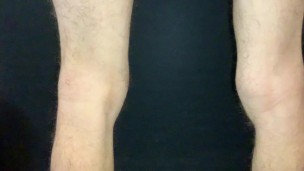 Big dick undresses and jerks off to the camera