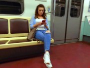 Met in the subway. She loves to suck cock and eat sperm.