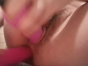 First time fucking myself in both holes with my toys 11/16