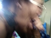 Babysitter Gives Blowjob  to Keep Job (Caught Smoking) 13/16