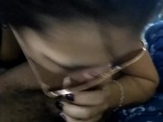 Babysitter Gives Blowjob  to Keep Job (Caught Smoking) 16/16