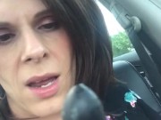 Me, myself & a vibrator (car fun grocery store parking lot) 13/16