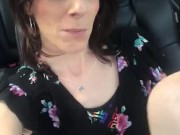 Me, myself & a vibrator (car fun grocery store parking lot) 16/16