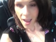 Me, myself & a vibrator (car fun grocery store parking lot) 2/16