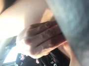 Me, myself & a vibrator (car fun grocery store parking lot) 5/16