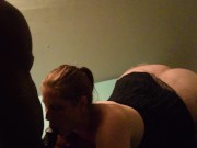 Disparate house wife with phat ass turns to husbands step brother for advice and Big black dick 2/16