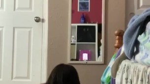 Riding my purple dildo 