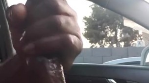 Busting a but in the car in a public parking lot before someone sees me
