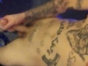 Sexy tattoo showing off