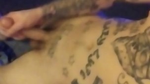 Sexy tattoo showing off