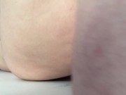 Девственная попка впервые получает член и море спермы 4/16