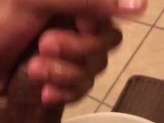 Jerking off fat BBC