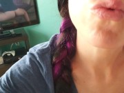 Humping My Pee Towel In My Living Room...Look at the TV ;) 16/16