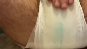 Wet diaper boy