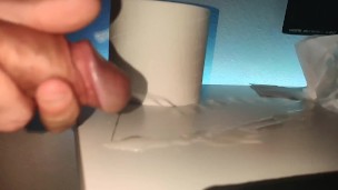 big dick blows huge load during quarantine