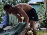 I’m disposing of the old sofa. 2/16