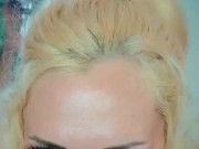 The Blonde really likes to SUCK your DICK 12/16