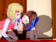 My next Life as a Villainess Maria Campbell and　Catarina Claes　(3D Hentai) 1/16