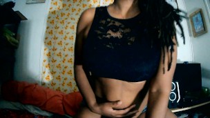 Hot Hairy Ebony Tease