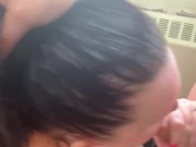 Sloppy blowjob on horny neighbor 6/16