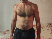 In the evening I rest with a ball. 1/16