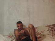 In the evening I rest with a ball. 10/16