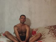 In the evening I rest with a ball. 15/16