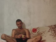 In the evening I rest with a ball. 3/16