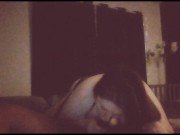 wifey sitting on my face watching herself suck my dick 15/16