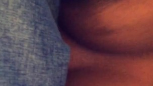 Ebony tit tease 