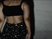 Dwarf showing off on webcam