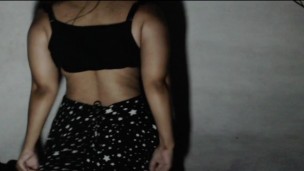 Dwarf showing off on webcam