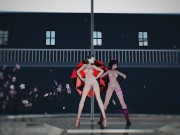 MMD R18 Mitsu And Kaat - Good Night Kiss 1100 11/16