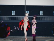 MMD R18 Mitsu And Kaat - Good Night Kiss 1100 2/16