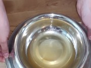 A morning treat for my doggy boy