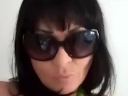 Sandra playing with herself thinking of you