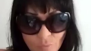 Sandra playing with herself thinking of you