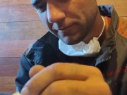 Sweet, cold milk with cookies, I like it. 1/16