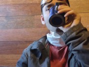 Sweet, cold milk with cookies, I like it. 10/16