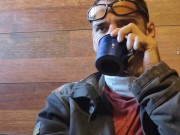 Sweet, cold milk with cookies, I like it. 12/16