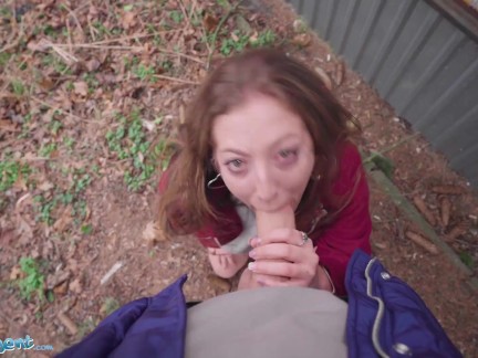 Public Agent Spanish Punk babe Venom Evil fucked in public