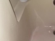 Fucking myself with my dildo and water jet til I squirt on private cam sesh 16/16