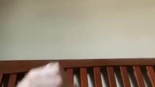 Stroking that hot cock 