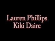 Milky White Wonder Lauren Phillips & Kiki Daire Eat Pussy! 2/16
