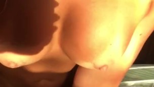 Horny blonde masturbation in the golden hour - Perfectblonde69 