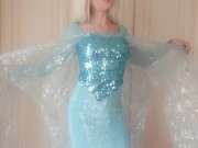The beautiful Queen Elsa is more beautiful without clothes 3/16
