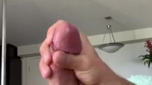 Hung stud stroking caught by girl pt.2