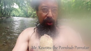 Kayaking Masturbation of a Spongebob Cock
