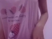 Teasing my asian teen tits and body 2/16